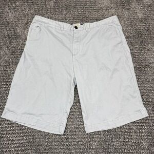 Jachs Mens Chino Shorts 38 Light Gray‎ Casual Flat Front Lightweight